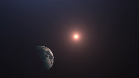 4K-moon-and-sun-in-dark-space