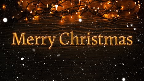 Animation-of-merry-christmas-text-over-snow-falling-with-christmas-decorations