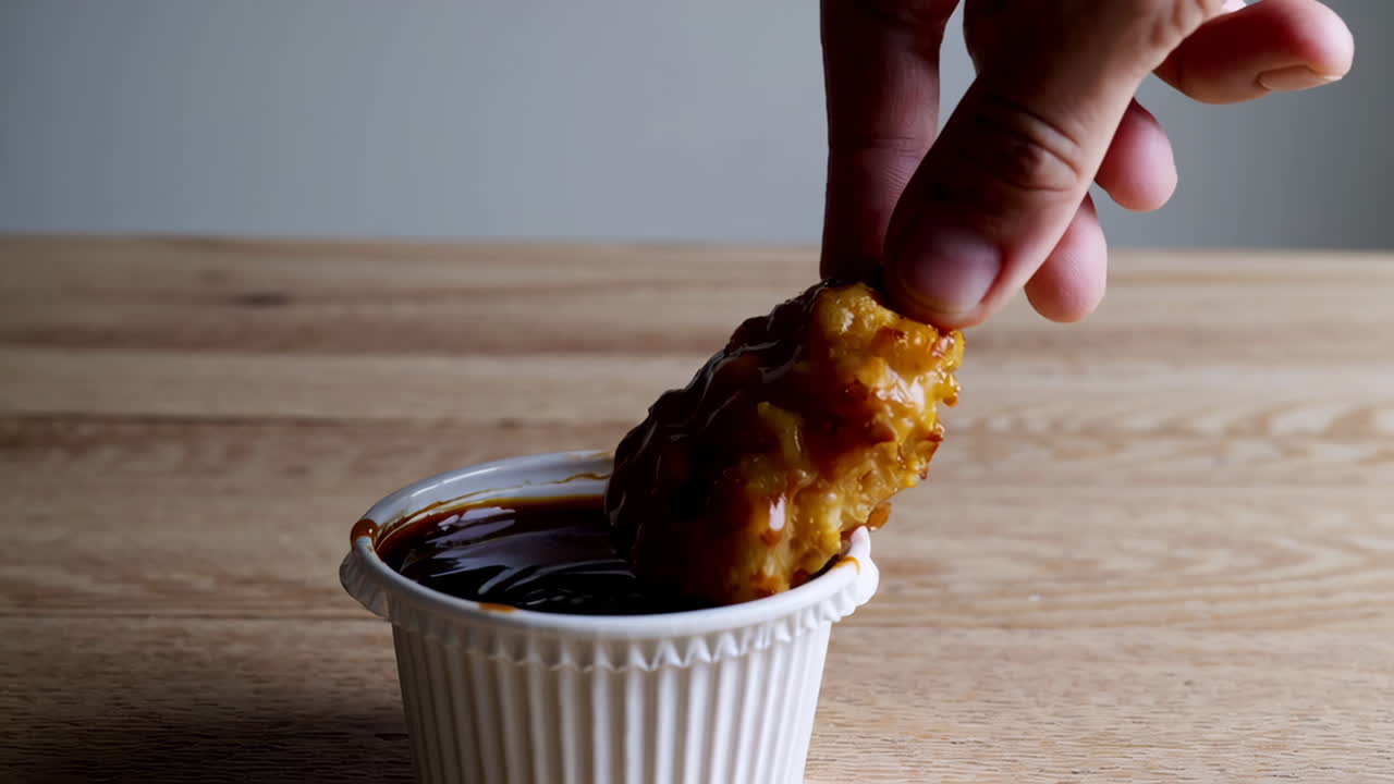 Dipping Fried Chicken