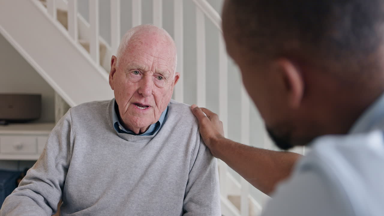 Supportive Care for Elderly Man