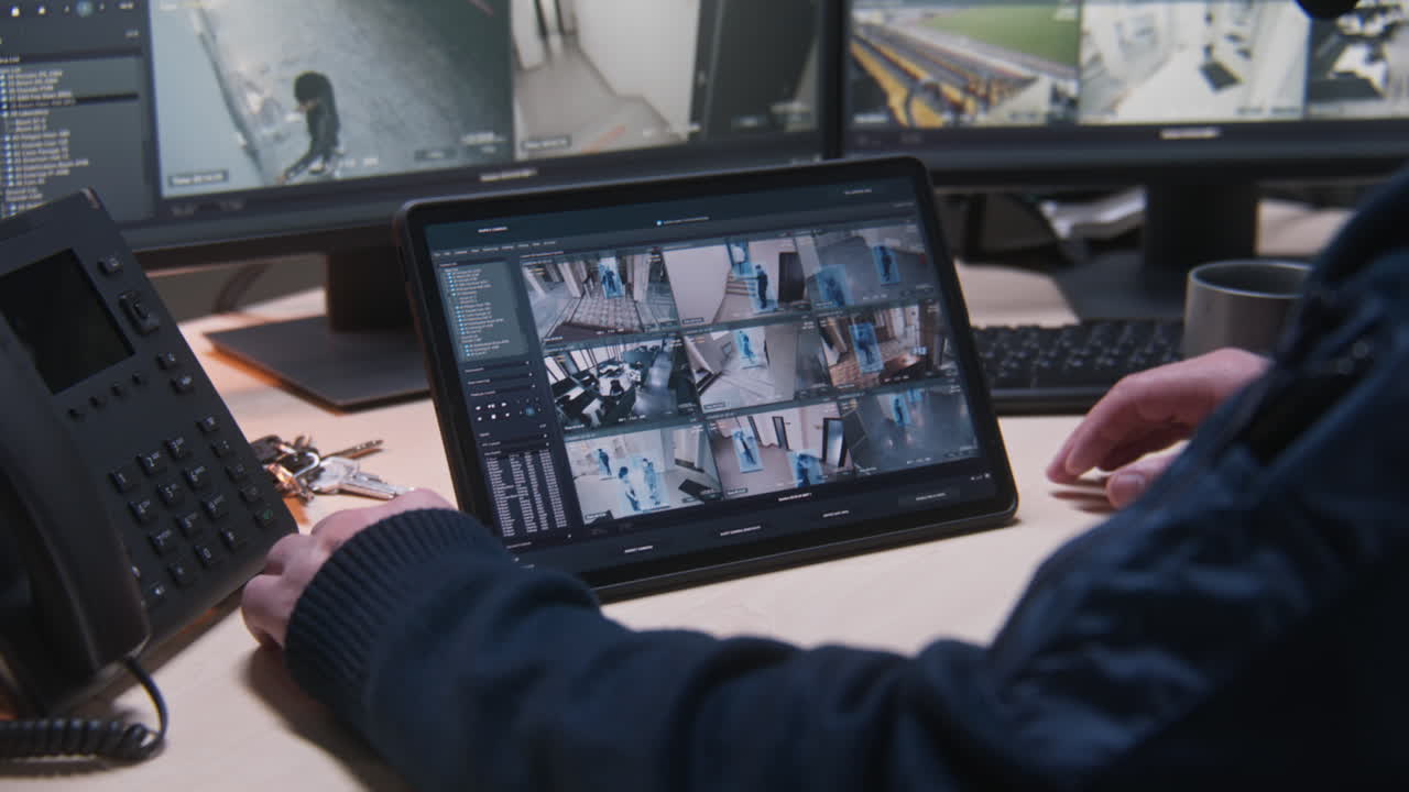 sala de vigilancia de seguridad