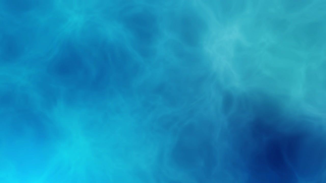 Sfondo dinamico di acqua blu: movimento liquido vorticoso ed effetti a increspatura