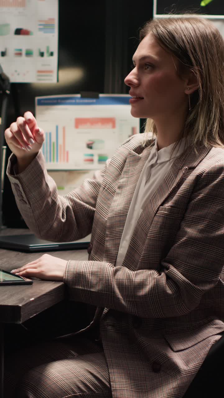 Professional businesswoman in office setting