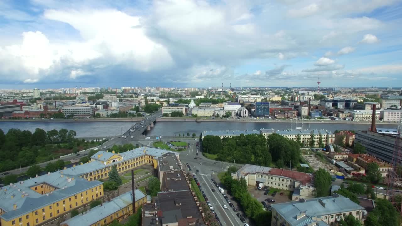 disparos desde el cuadrocóptero volador de la ciudad de san petersburgo. parte 6