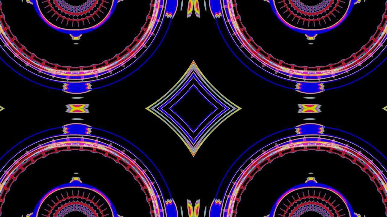 Loop VJ, animazione astratta disco neon
