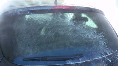 Girl-washing-car-in-Slow-Motion