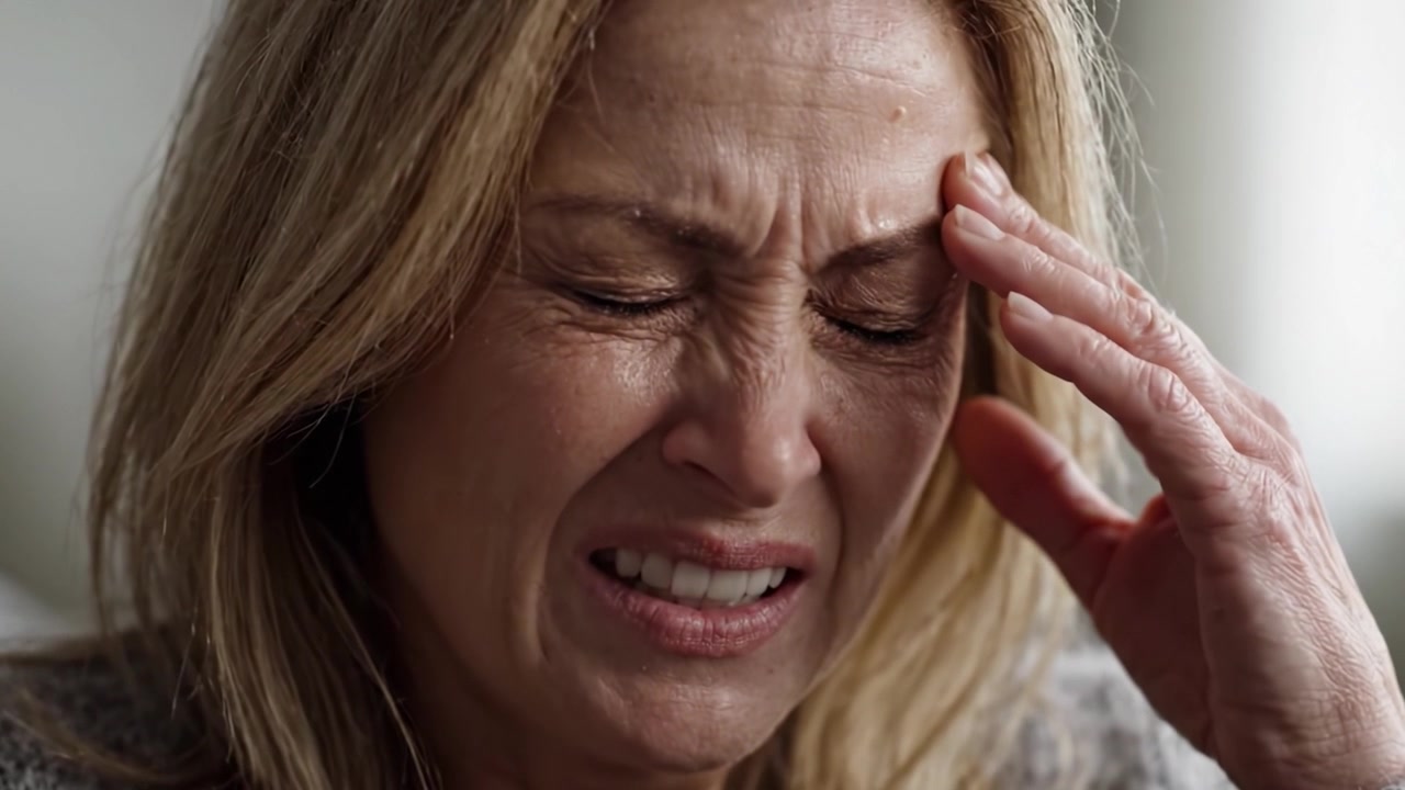 Um Momento Emocional Profundo: Capturando a Vulnerabilidade Crua e os Sentimentos Intensos de uma Mulher em uma Luta Pessoal, Mostrando Sua Dor e Reflexão em Close-up