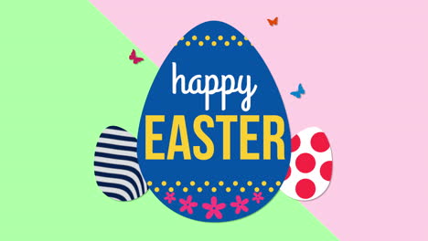 Animated-closeup-Happy-Easter-text-and-eggs-on-green-and-pink-2