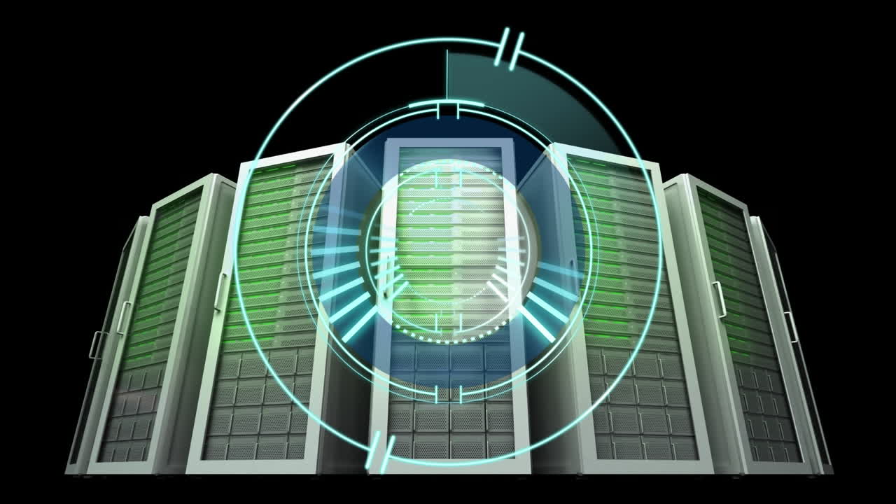 컴퓨터 서버를 통해 스 ⁇  스캐닝의 애니메이션