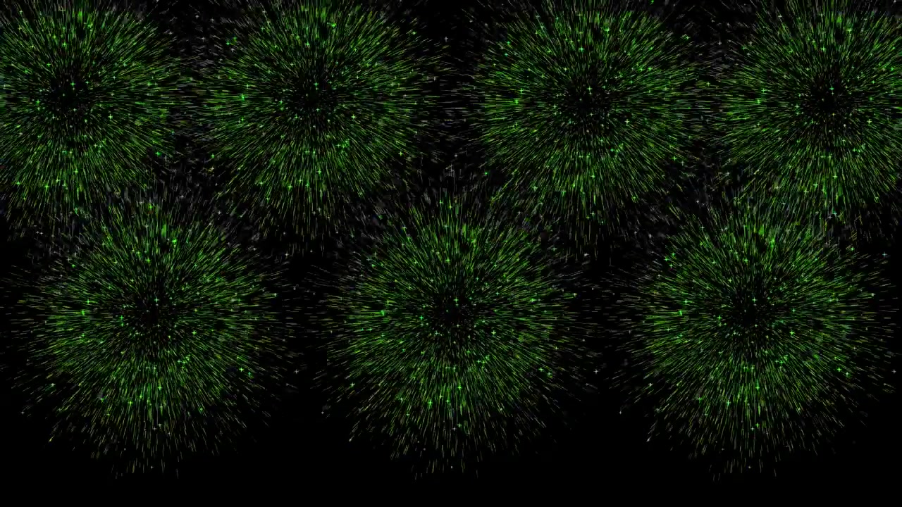 Animazione fuochi d'artificio grafica in movimento