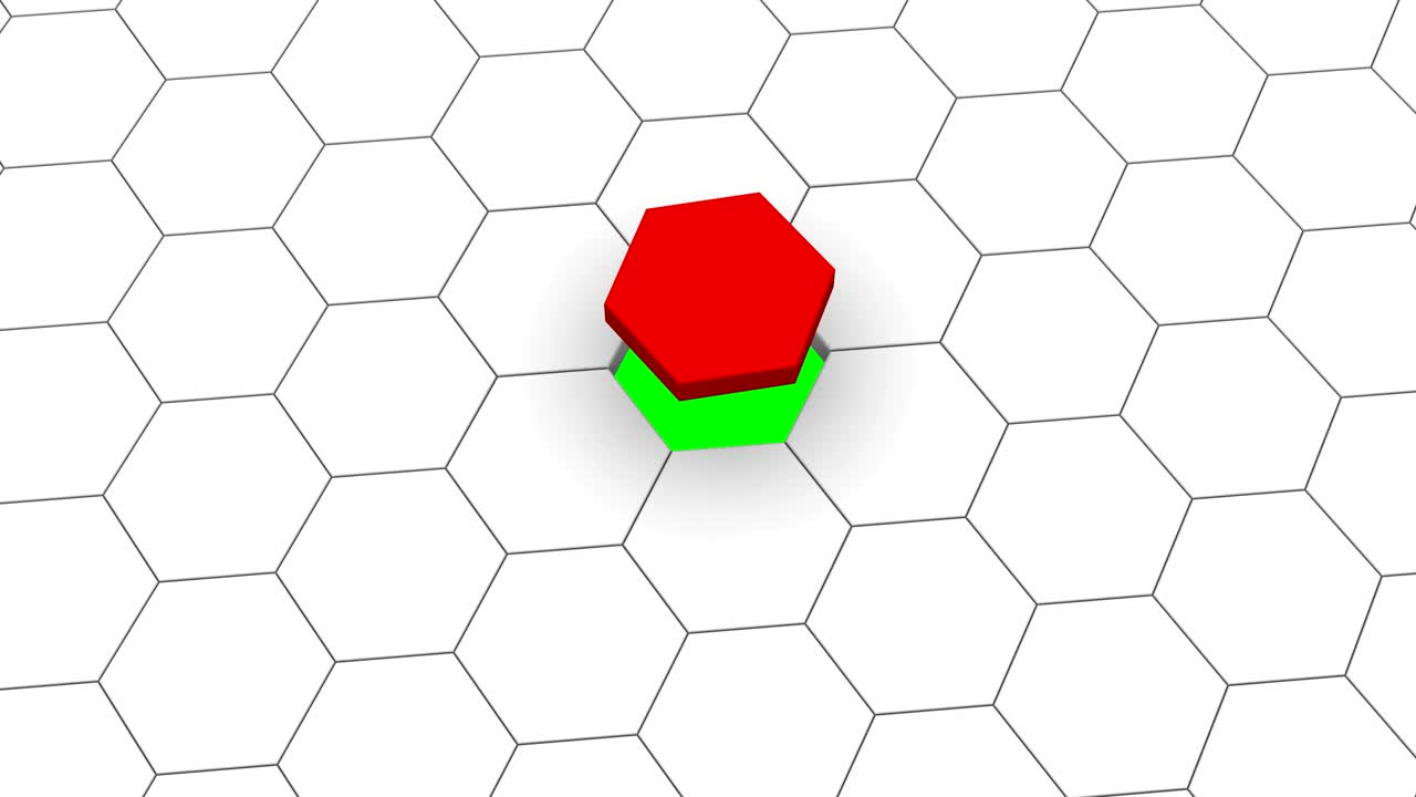 animación de los hexágonos