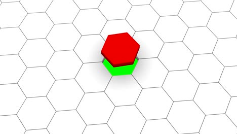 animation of hexagons