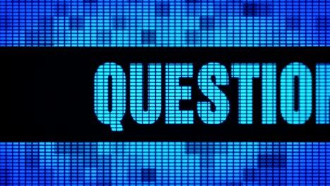 question front text scrolling led wall pannel display sign board