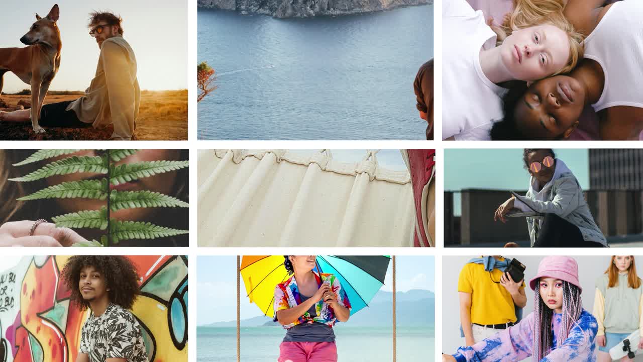 Diverse People Enjoying Life