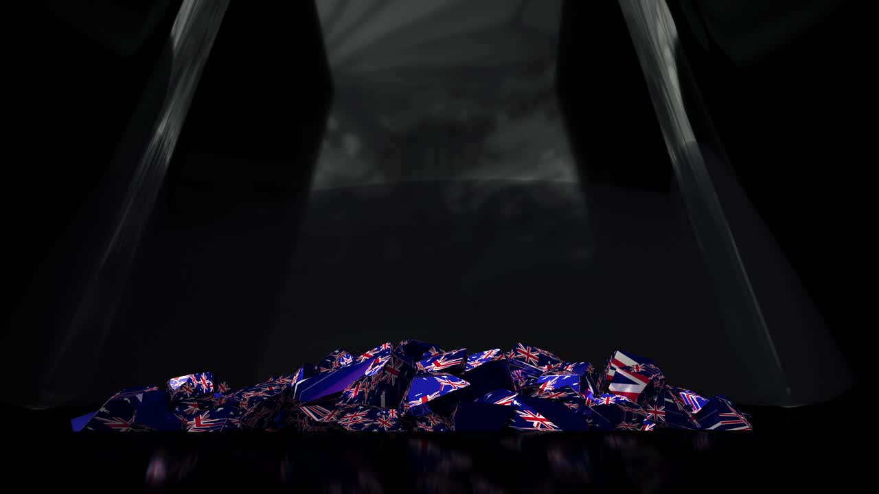 오스트레일리아의 국기 붕괴 국가 달러 (aus$) 오즈 (auz) 오지 (aus4k)