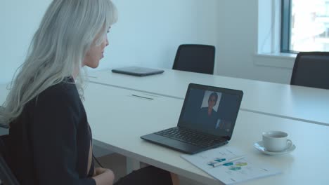 Female-colleagues-using-laptop-for-video-call