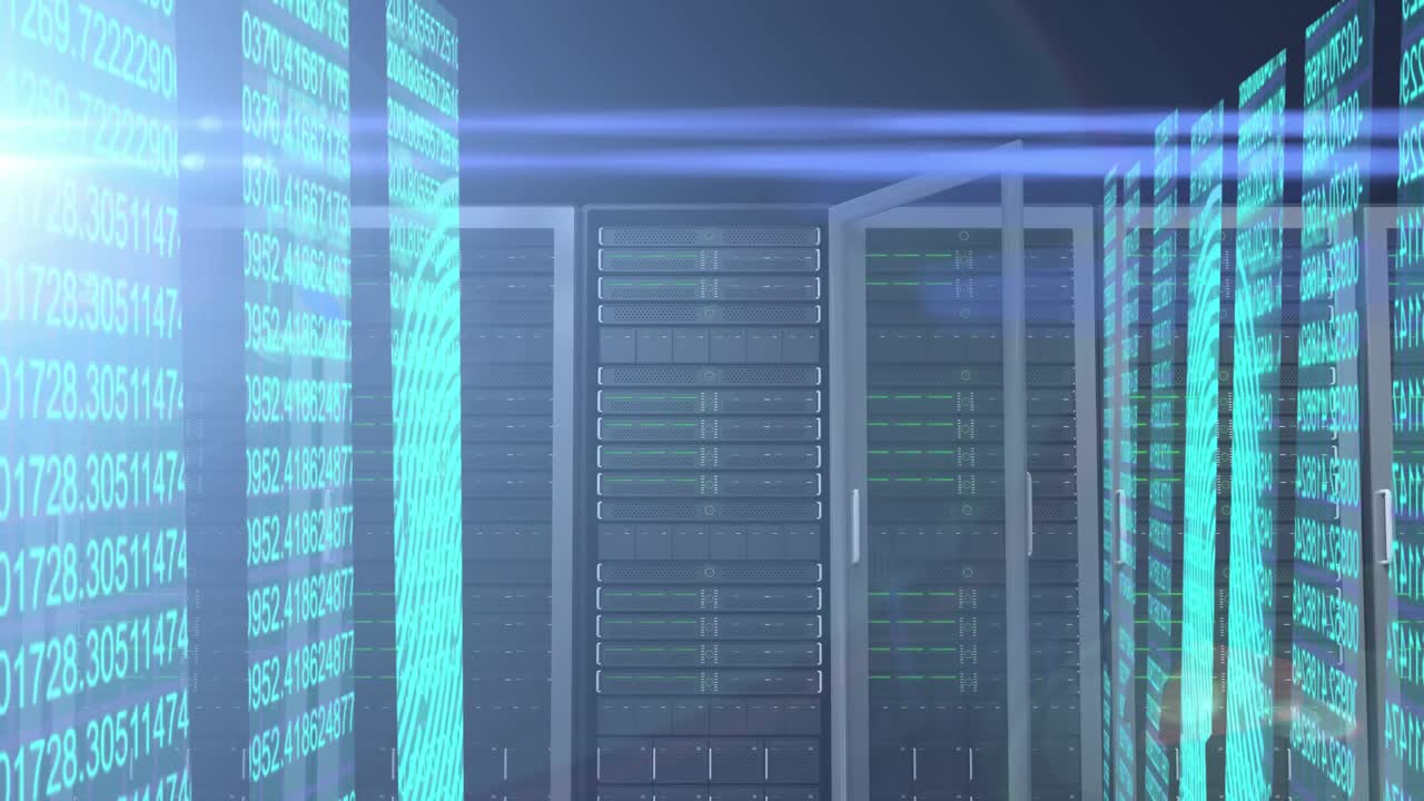 Fingerprint scanner against server room