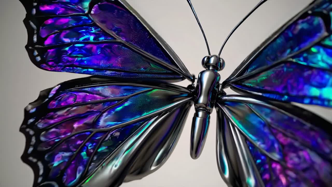 Abstract 3D Rendered Butterfly