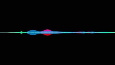 4k 3d music equalizer audio waves or sound frequency in lines science analysi waveform audio