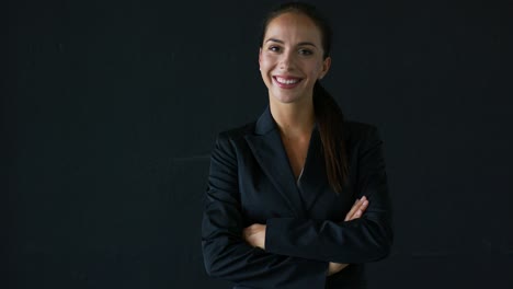 Young-businesswoman-with-crossed-arms