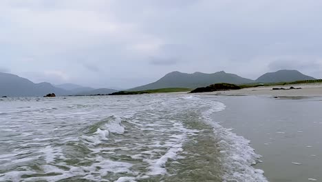 Westküste-Von-Connacht,-Strand-Von-Connemara.-Wild-Atlantic-Way