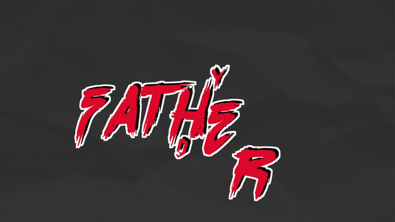 feliz día del padre en la textura de papel negro