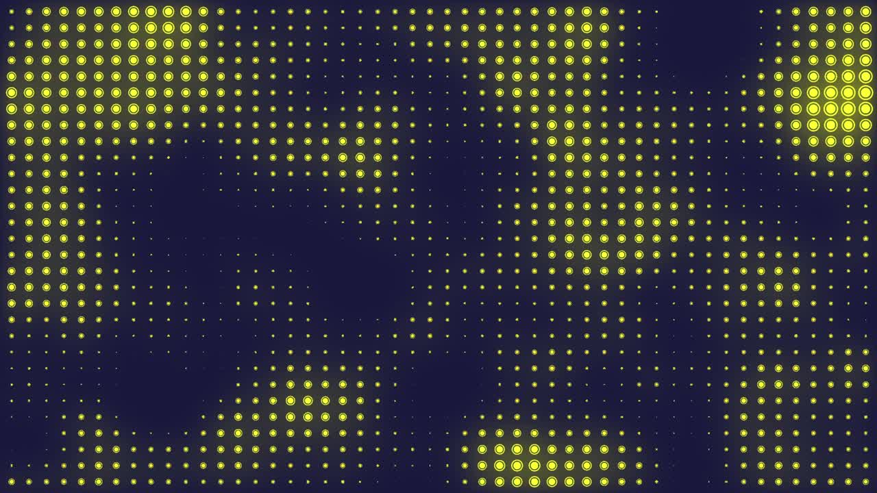 Halftone dots motion loop background, UHD Halftone comic dot animation. Wave pattern. Retro and Vintage Pattern animation.