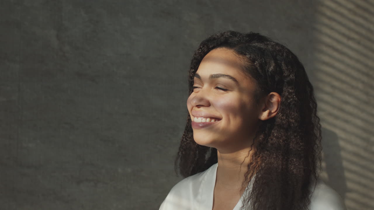 Smiling Woman in Natural Light