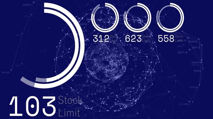 Animation of data processing over globe