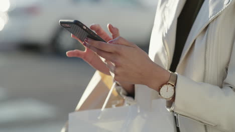 a-woman-using-a-cellphone-while-spending-the-day