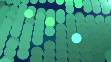 animated multicolored background of round particles