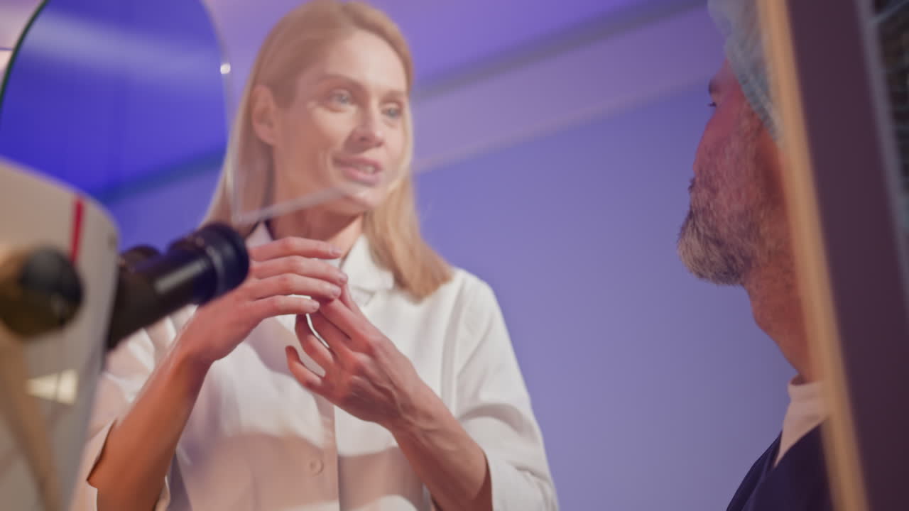 보호된 환경에서 의료 상담