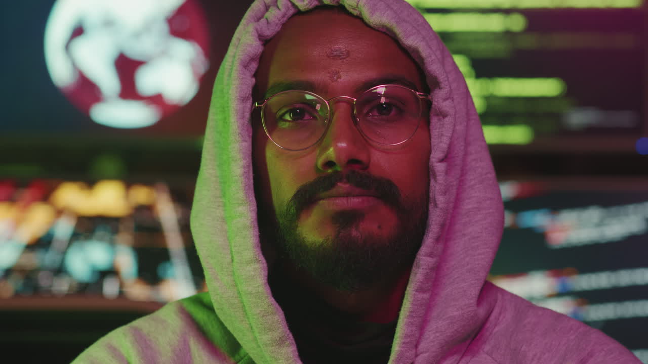 Confident Hacker Portrait