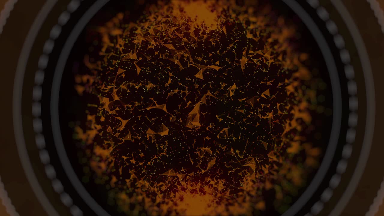 4k 추상적인 구형 배경 루프