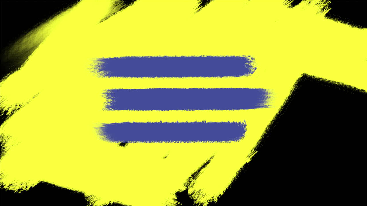 모션 추상 노란색과 파란색 브러쉬 다채로운 그런 지 배경