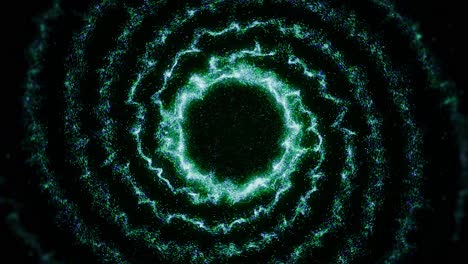 abstract spiral galaxy particle animation