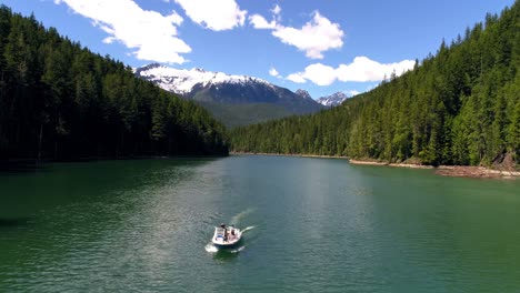 Two-men-sailing-in-the-boat-on-a-sunny-day-4K-4k