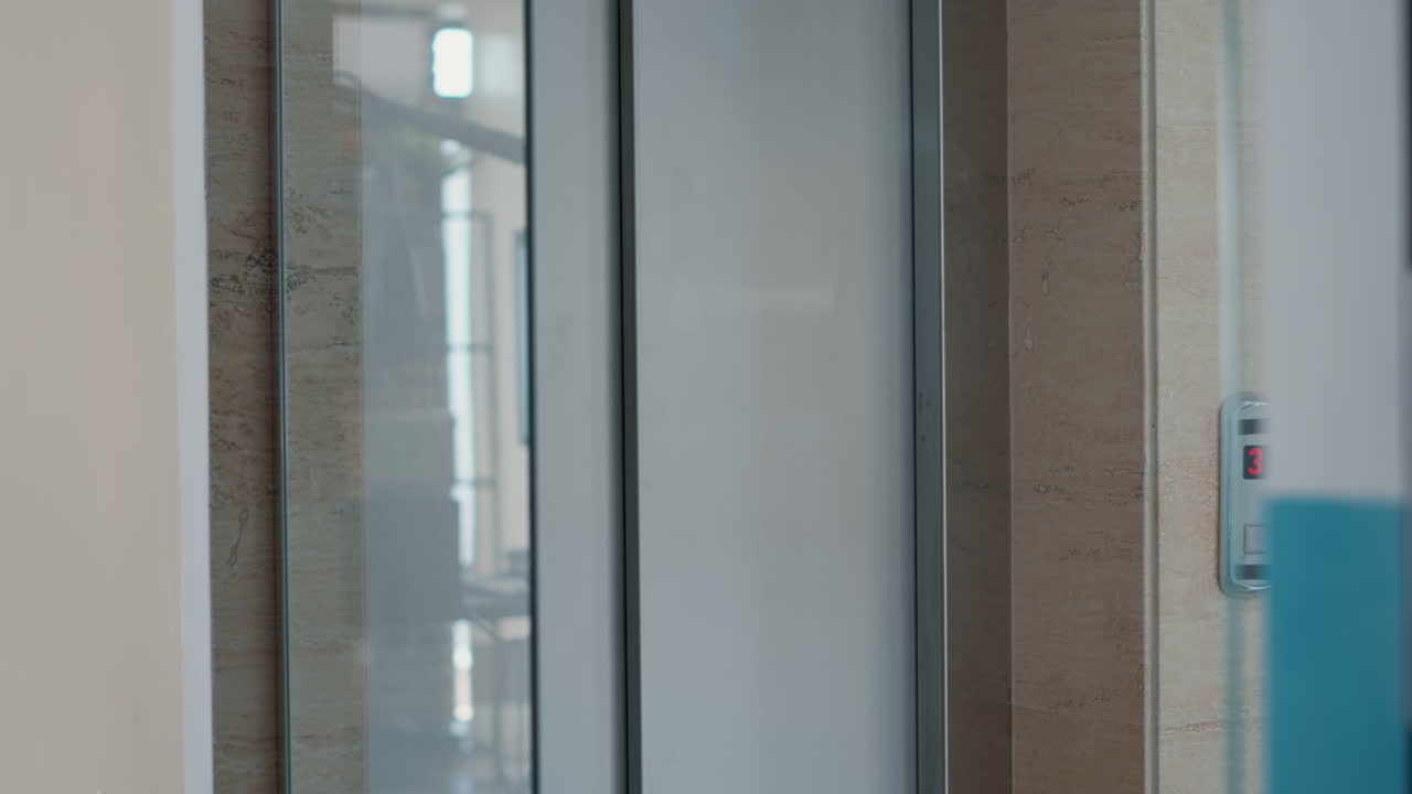 Agency employee going home when creepy looking monsters coming out of elevator