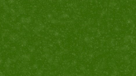 snowfall animation in windy weather on green screen background - seamless loop