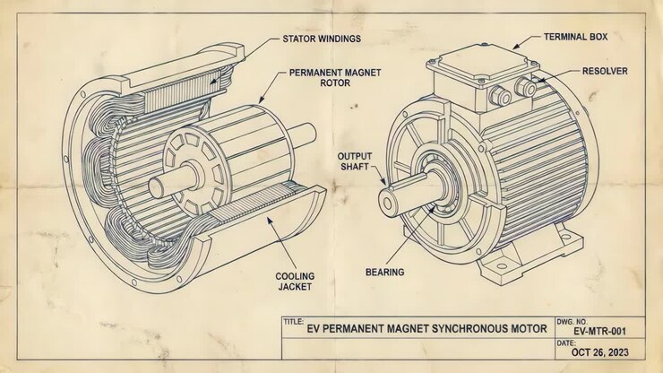 Diagram of an Electric Motor