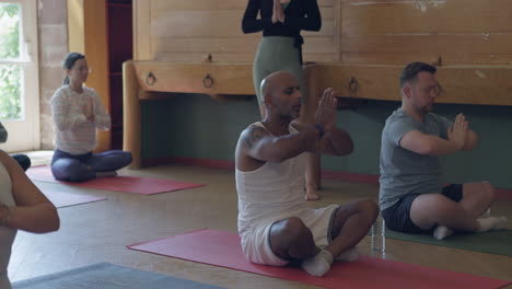 Yoga Class in Session