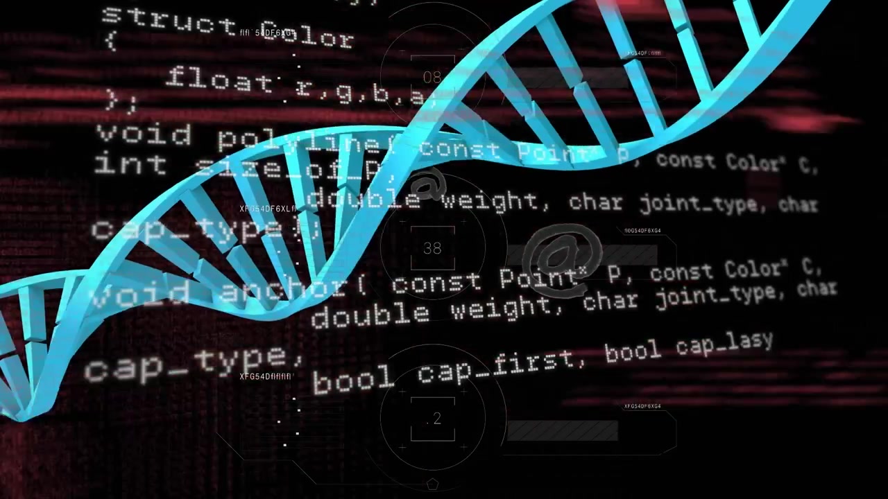 Animation of warning text scope scanning and data processing