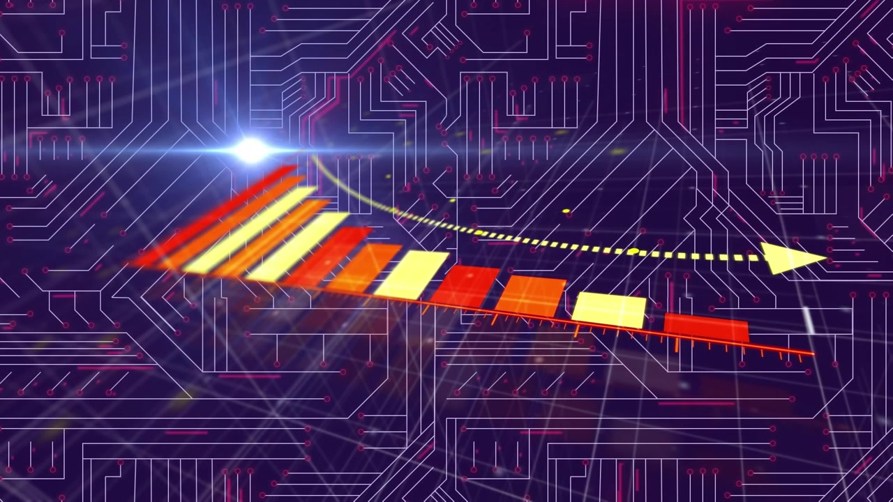 Composition of computer processor with network of connections and circuit board