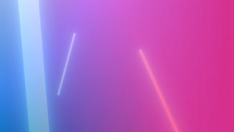 colorful neon lines animation over gradient pink and blue background