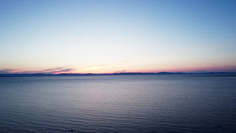 panoramic drone view of the saint lawrence river