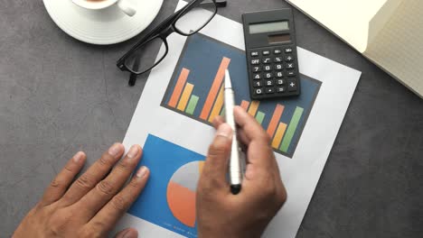 business analysis with graphs and charts