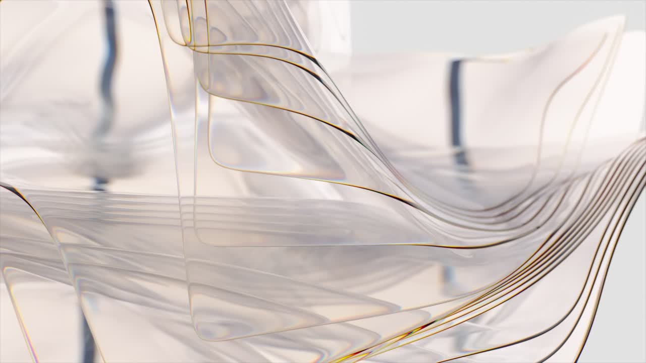 추상적인 투명한 기하학적 모양