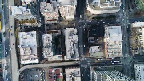 Overhead-Antenne-Der-Straßen-Der-Innenstadt-Von-Seattle,-Ca.-2017