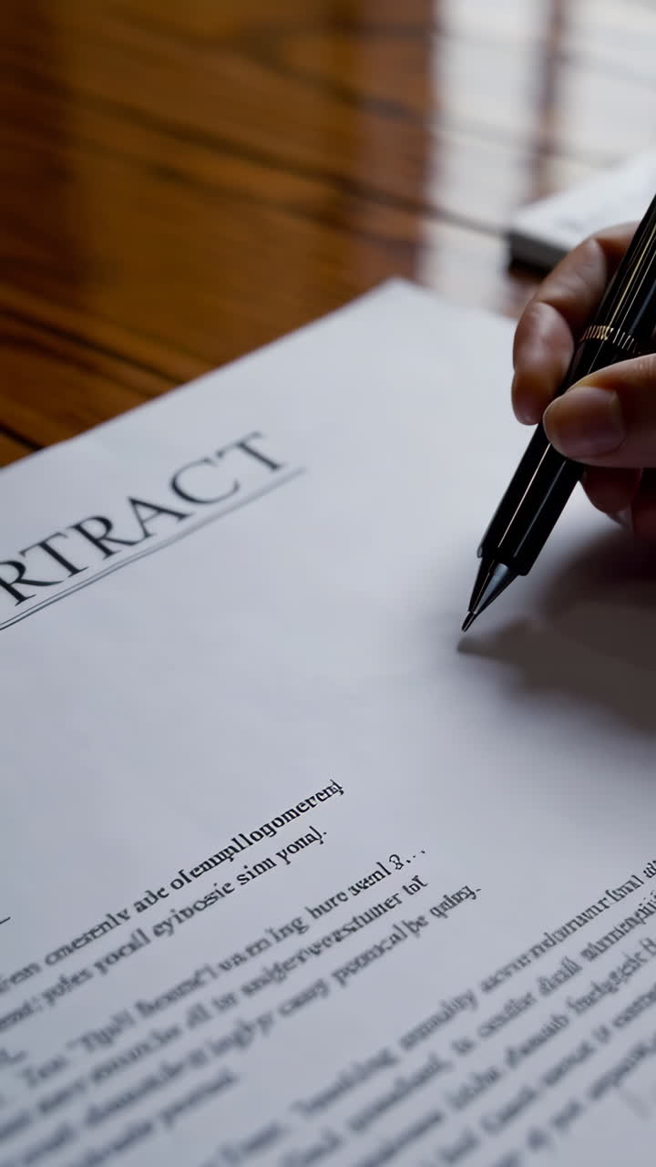 Signing a Contract and Recruitment Magazine