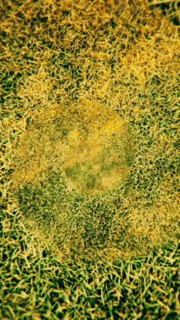 close-up of cactus texture with yellowing